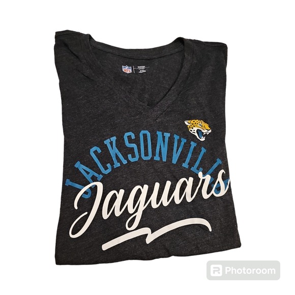 Jacksonville Women Black Nfl Football Team Apparel Jaguars T-Shirt Size 2xl - Picture 4 of 11
